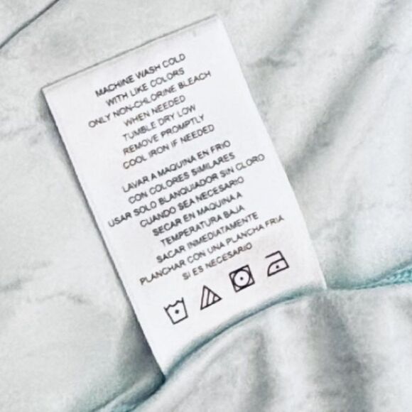 Teal Oversized Long Sleeve Shirt Size Large 8 483 - Picture 5 of 6